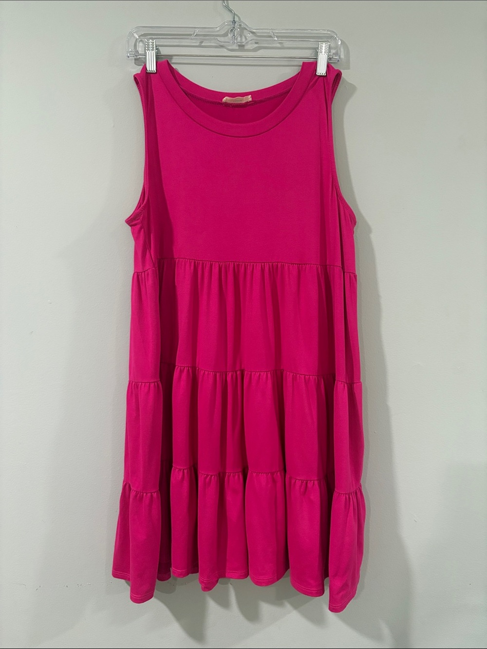 ENTRO/ FLOWY COTTAGECORE TIERED SLEVELESS DRESS SIZE/M